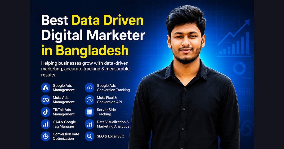 Best Data Driven Digital Marketer in Bangladesh Rubel Hasan Rokib