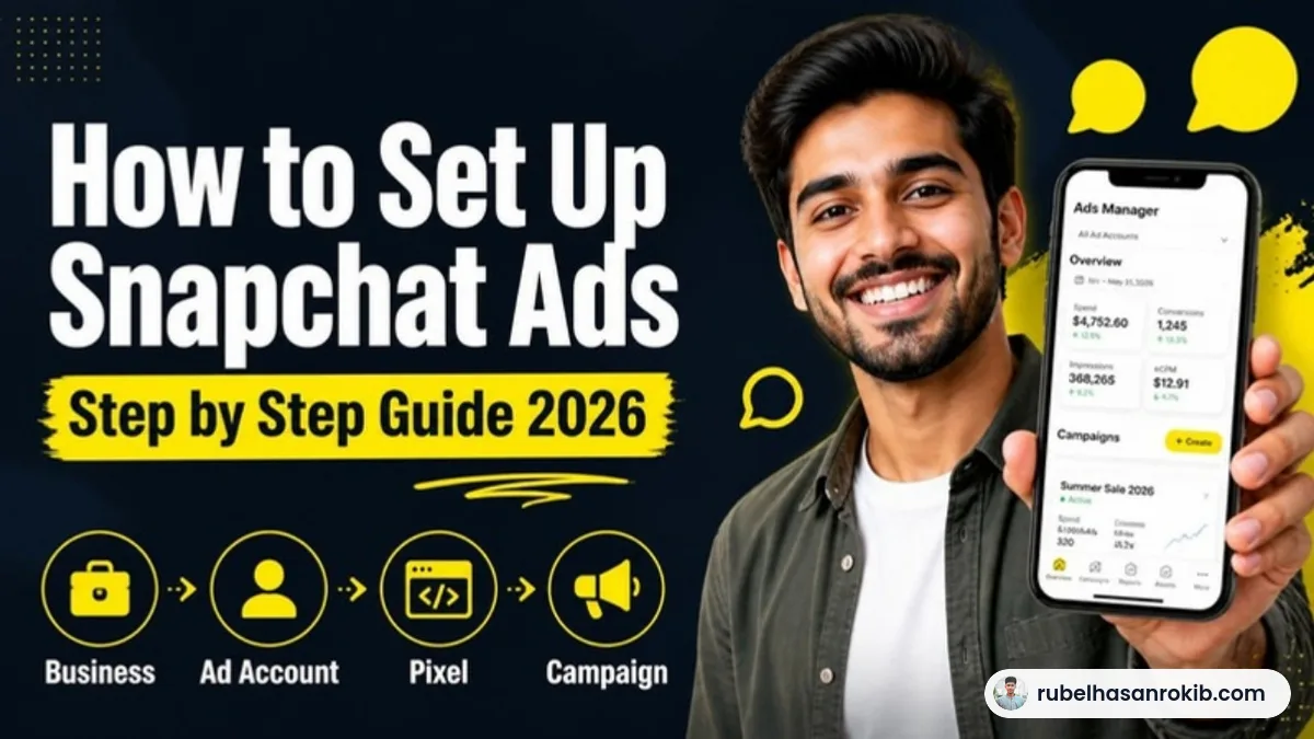 How to set up Snapchat Ads step by step guide by Rubel Hasan Rokib