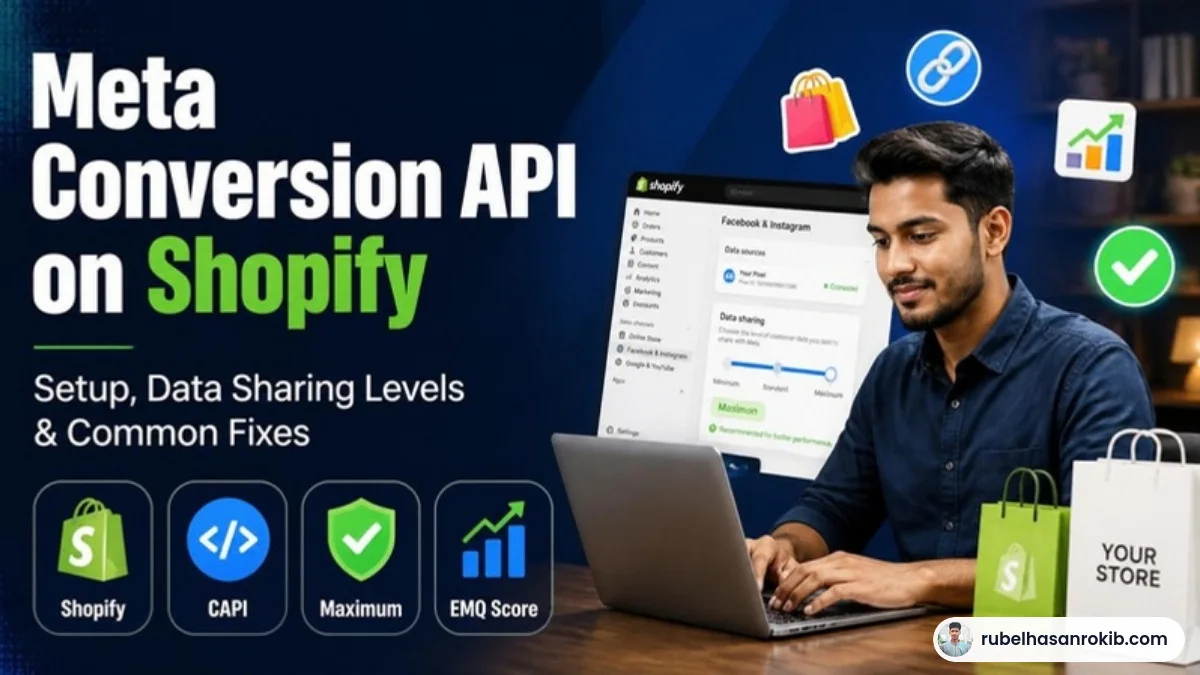 Meta Conversion API Shopify guide by Rubel Hasan Rokib