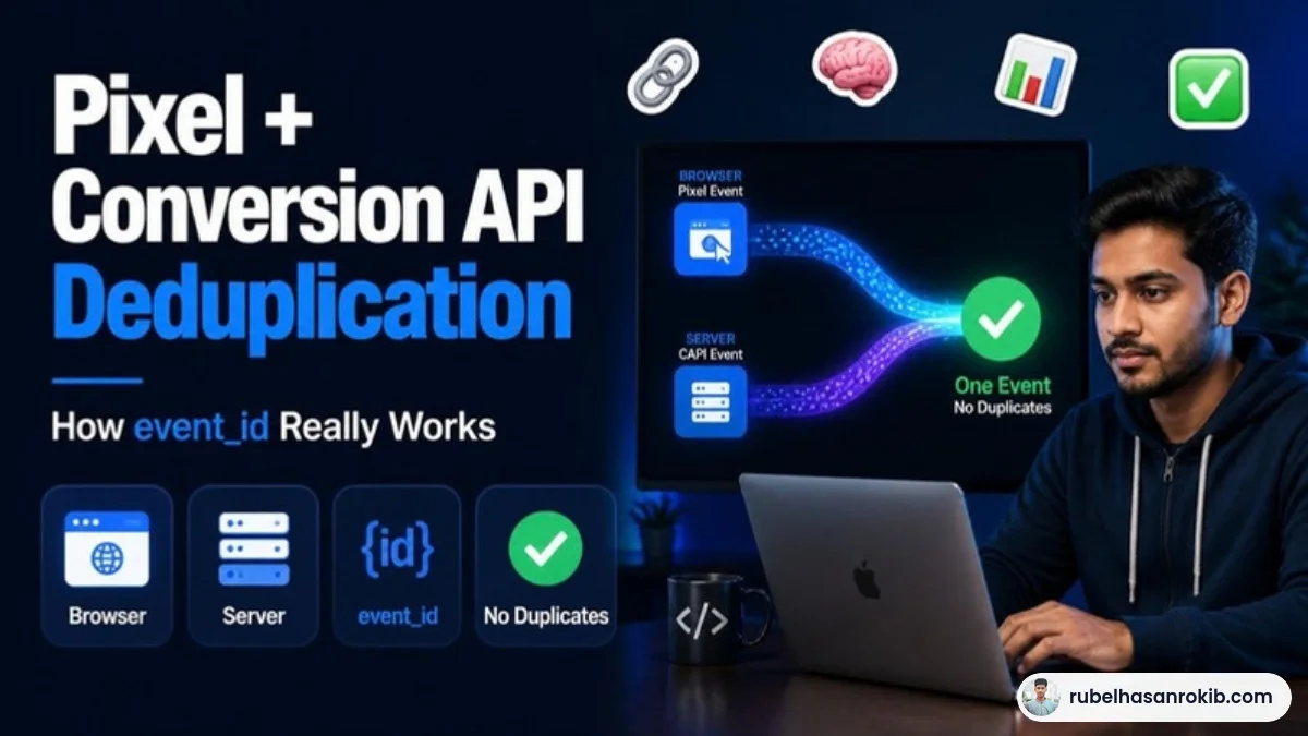 Meta Conversion API deduplication guide by Rubel Hasan Rokib