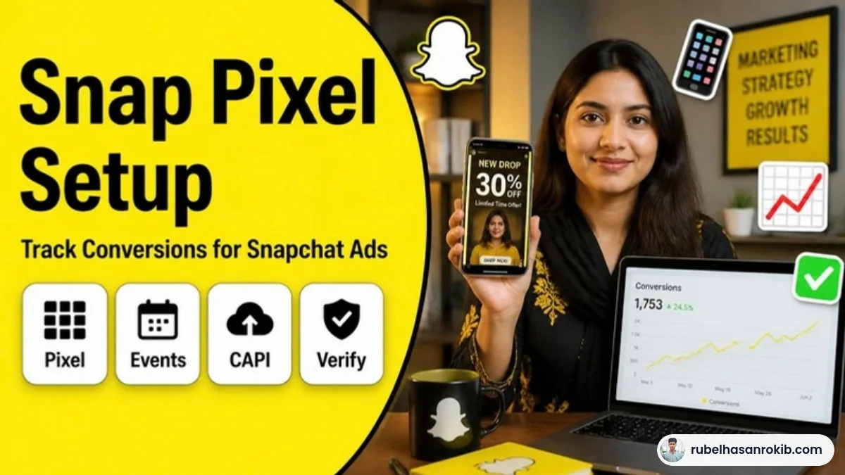 Snap Pixel setup guide by Rubel Hasan Rokib