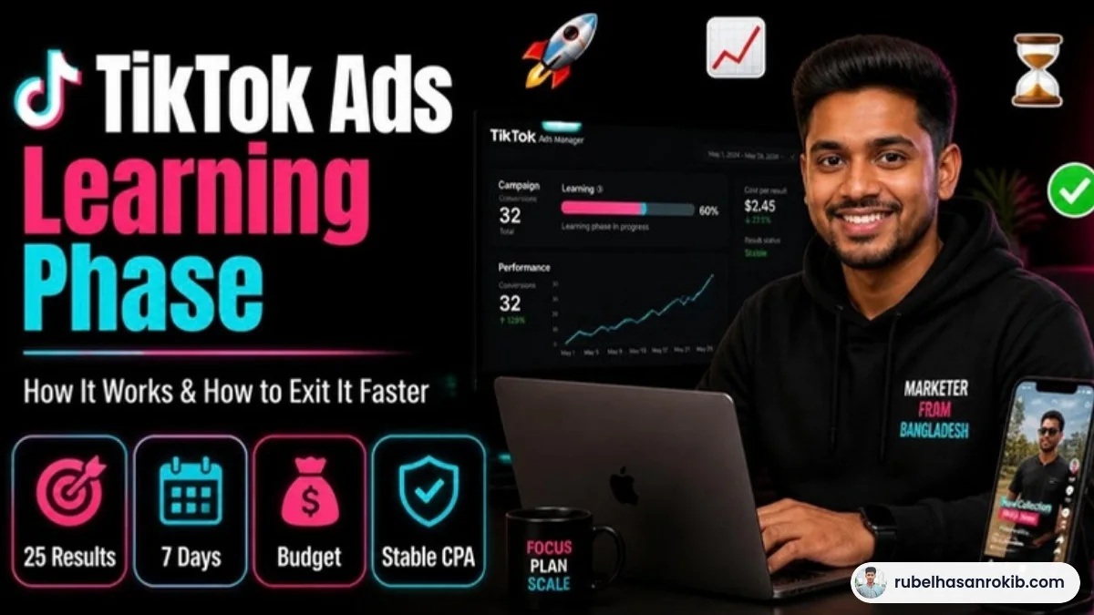 TikTok Ads learning phase guide by Rubel Hasan Rokib
